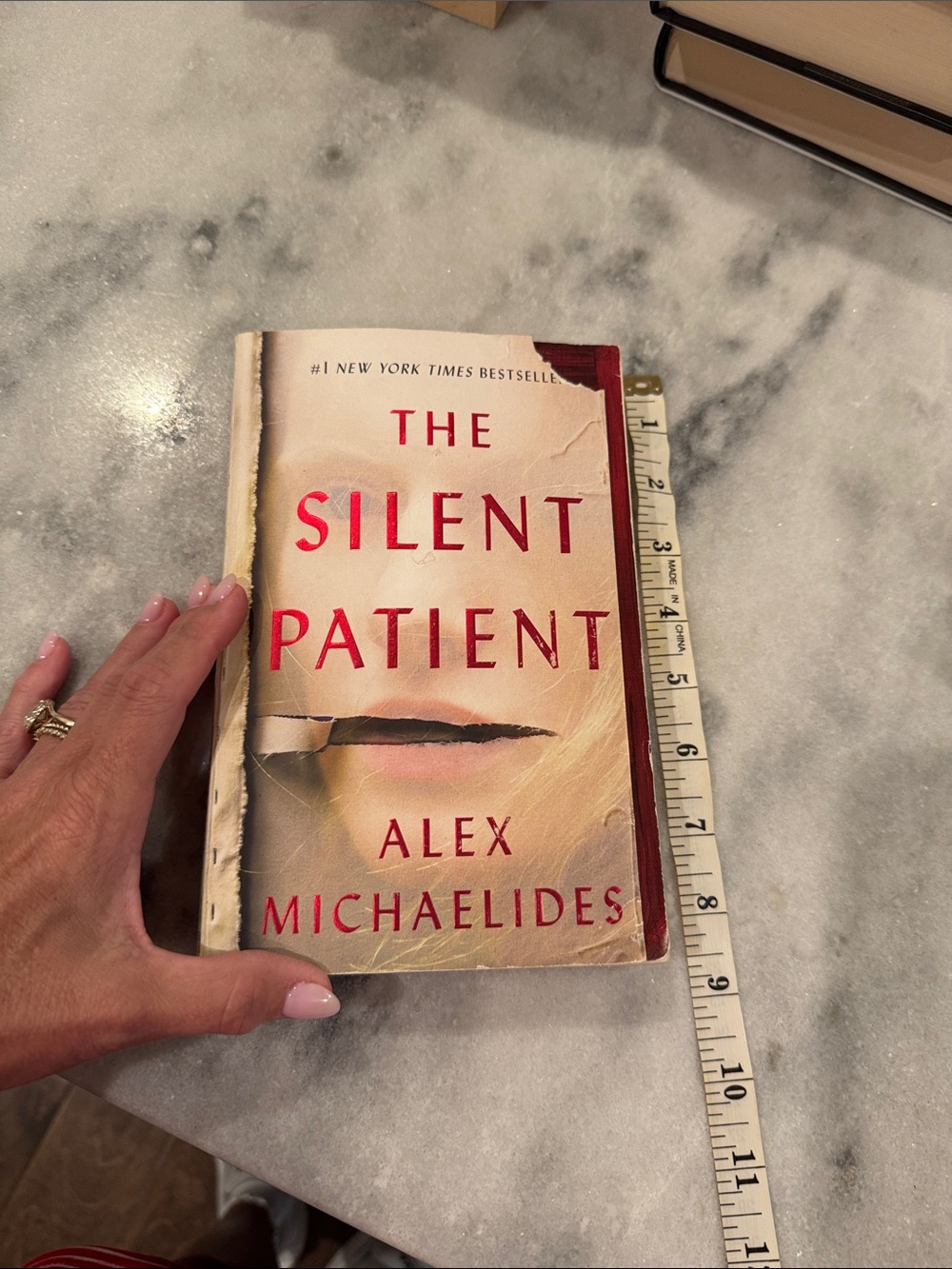 The Silent Patient by Alex Michaelides - Red and Cream Book Cover